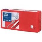 Napkin Tork 33x33 cm 3-layer Red product photo