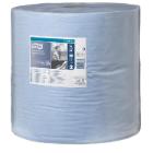 Aft&oslash;rringsrulle Industri Tork W1 2-lag &Oslash;37.5cm B36.9cmxL340m Nyfiber Bl&aring; product photo