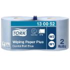 Wiping roll Industry Tork Plus W1/W2 2-layer &Oslash;26.2cm W23.5cmxL255m Mix FSC Blue product photo