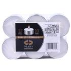 Tealight large Burning time 10 hours White product photo