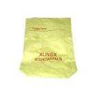 Papirs&aelig;k 100ltr B700xL950mm 2-lag Hold PE-belagt Gul product photo