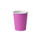 Coffee cup Cardboard &Oslash;80xH90mm 25cl 8oz Single Wall Pink product photo