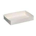 Cake box fold itself no. 5 L380xW230xH50mm cardboard white product photo