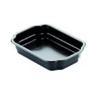 Tray 1-compartment 900 ml Take Away PP Black product photo