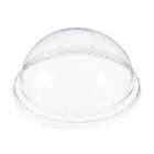 Plastic lid &Oslash;92.5 mm Dome without hole PET Clear product photo