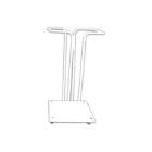 Waste rack 100 ltr without lid with hanger White product photo
