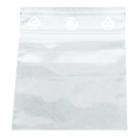 Zipper bag 55x65 mm 50 my without writing field LDPE product photo