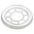 Plastic Lid Verive &Oslash;95 mm Flat Without Cross RPET Clear product photo
