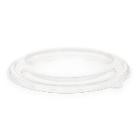 Plastic lid Verive round PET &Oslash;185mm clear for brown kraft salad bowl product photo