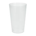 Plastic glass Verive reusable 40cl &Oslash;84mm PP clear product photo