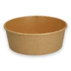Salad bowl Verive Round 500ml &Oslash;150xH47mm Cardboard/PLA FSC Brown product photo
