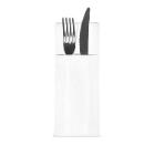 Napkin TableSMART Airlaid 40x32 cm for Cutlery White product photo