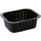 Tray 1-compartment 1/8 GN 470 ml 138x114x53 mm PP Black product photo