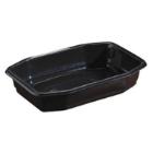 Tray 1-compartment 800 ml 215x148x40 mm HMR PP Black product photo