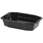 Tray 1-compartment 1000 ml 215x148x50 mm HMR PP Black product photo