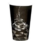 Coffee cup Cardboard &Oslash;90xH135mm 40cl 16oz Single Wall Coffeecup product photo