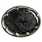 Serving dish 34x46 cm Oval Silver tin product photo