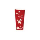 Popcorn cup 1.0 ltr 35 oz 195 mm Red with white popcorn product photo