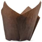 Muffin tin Mini Tulip &Oslash;35 mm Sheet 100x100 mm Brown product photo