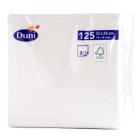 Napkin Duni 33x33 cm 3-layer White 125 pcs product photo