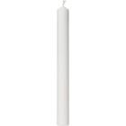 Party candle &Oslash;30x300 mm Burning time 20 hours Pure stearin White product photo