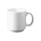 Mug with handle Superwhite 34 cl &Oslash;8.3x9.6 cm Porcelain White product photo