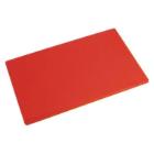 Cutting board 45x30x1.2 cm PE Plastic Red product photo