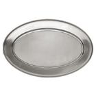 Fad 35x22 cm Oval med Fane Rustfri st&aring;l product photo