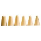Tylles&aelig;t 1-13 mm 6 dele Stjerne Plast til Spr&oslash;jtepose product photo