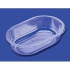 Tray 1-compartment 525 ml 176x116x40 mm Oval APET Clear product photo