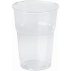 Plastic glass 30 cl clear biodegradable &Oslash;95 mm PLA product photo