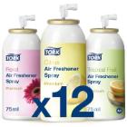 Luftfrisker Aerosol Tork Airfreshener Assorteret 75ml m Parfume t Spray A1 disp product photo