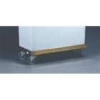 Trolley 23.5x45 cm Brass for Plastic container 60 litres product photo