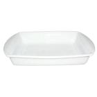 Dish Kera 30x24 cm Rectangular Ovenproof Porcelain White product photo