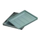 Spildbakke 52x52x3.5 cm Plast Gr&aring; til Opvaskekurve product photo