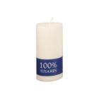 Block candle &Oslash;70x150 mm Burning time 49 hours Pure stearin White product photo
