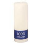 Block candle &Oslash;70x200 mm Burning time 66 hours Pure stearin White product photo