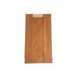 Window bag 140/30x310 mm 60 mm Window PE-coated Brown product photo