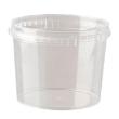 Plastic cup 800 ml &Oslash;122xH97 mm Round PP Clear product photo