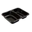 Bakke 2-rum 2227-2K 450/610 ml 227x178x43 mm CPET Sort product photo