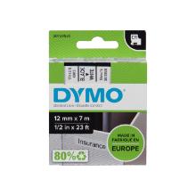 Dymo Label Tape D1 12mm black on white product photo