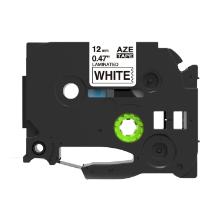 Labeltape Rillstab 12mm black on white TZe-231 product photo