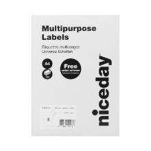 Labels 210 x 148 mm white product photo