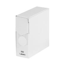 Sticker round white 25 mm product photo