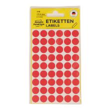Sticker marking dots 12 mm red product photo