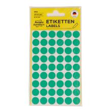 Sticker marking dots 12 mm green product photo