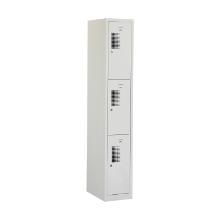 Locker 3-doors grey product photo