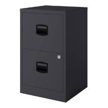 Filing Cabinet 2 drawer black product photo