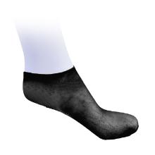 Try-on socks black disposable pk144 product photo