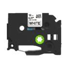 Labeltape Rillstab 12mm black on white TZe-231 product photo
